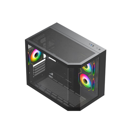 VIDA EDGE MINI MATX ARGB BLACK CASE Cube