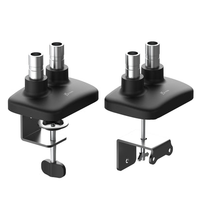 j5create JTSA102 Ergonomic Dual Monitor Mount, Black