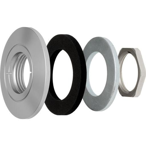 Axis F8212 TRIM RING 10PCS F8212, Housing, Silver, AXIS F1005-E AXIS F1035-E AXIS P1214-E AXIS P1224-E, Wired, 4.5 cm