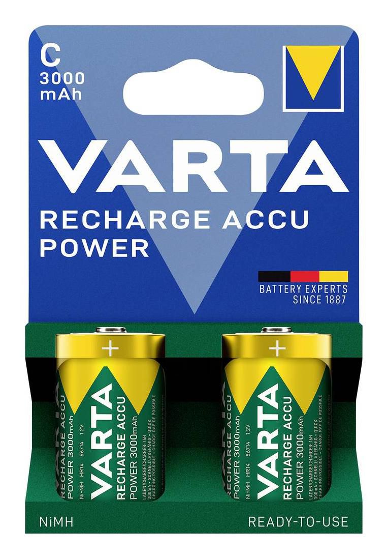 Varta 56714 101 412 Household Battery Rechargeable Battery C Nickel-Metal Hydride (Nimh)