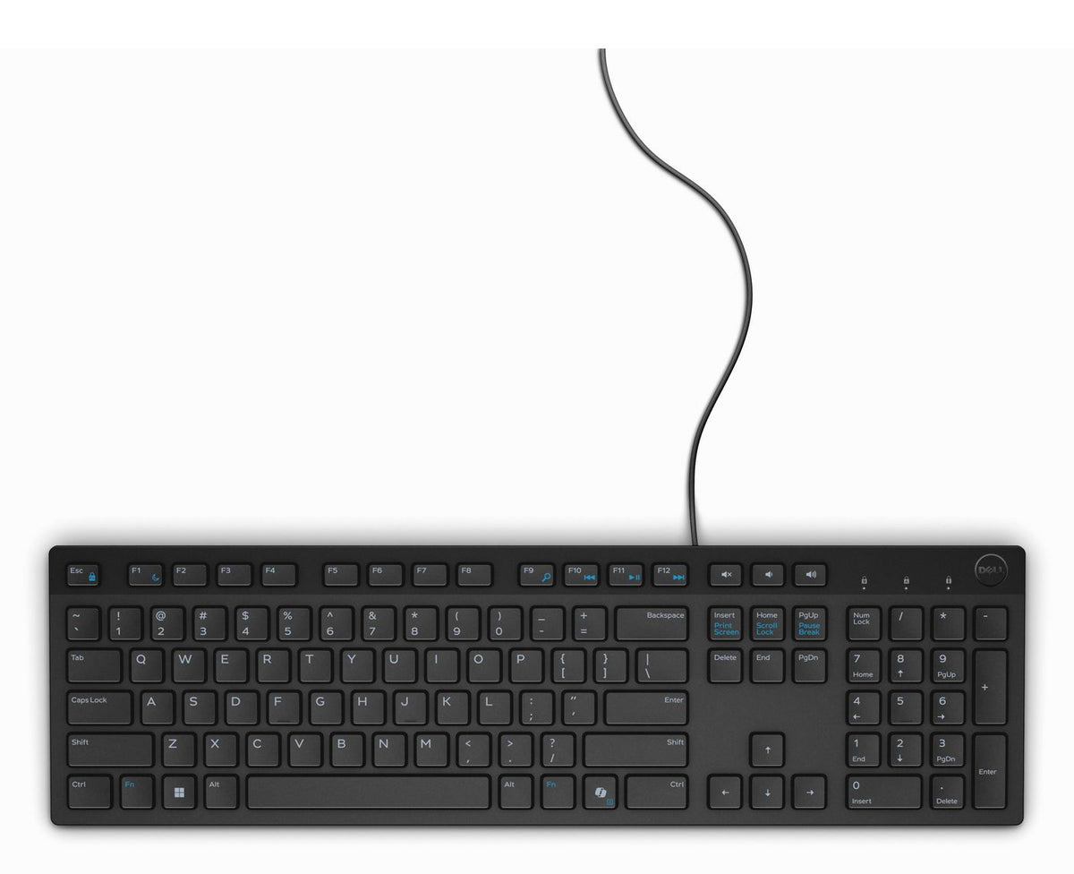Dell 580-ADGS keyboard USB QWERTY Spanish Black 580-ADGS, Standard, Wired, USB, QWERTY, Black