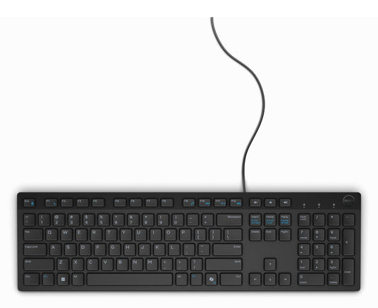 Dell 580-ADGS keyboard USB QWERTY Spanish Black 580-ADGS, Standard, Wired, USB, QWERTY, Black