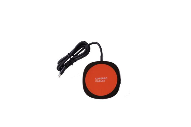 Mercodan Coferro Cables Magnetic QI charger, Input: 9V/2.2, 2A, 12V/1.67A, Output: 5W/7.5W/10W/15W, Wireless charger
