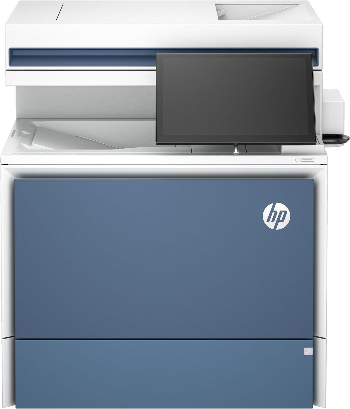 HP Color Laserjet Enterprise Flow Mfp 5800Zf Printer, Print, Copy, Scan, Fax, Automatic Document Feeder Optional High-Capacity Trays