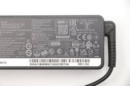 Lenovo 5A10V03250 power adapter/inverter Indoor 65 W Black