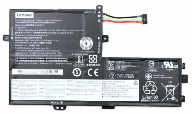 Lenovo 11.25V 52.5Wh 3-cell lithium-polymer battery for Lenovo laptops 5B10T09095, Battery, Lenovo