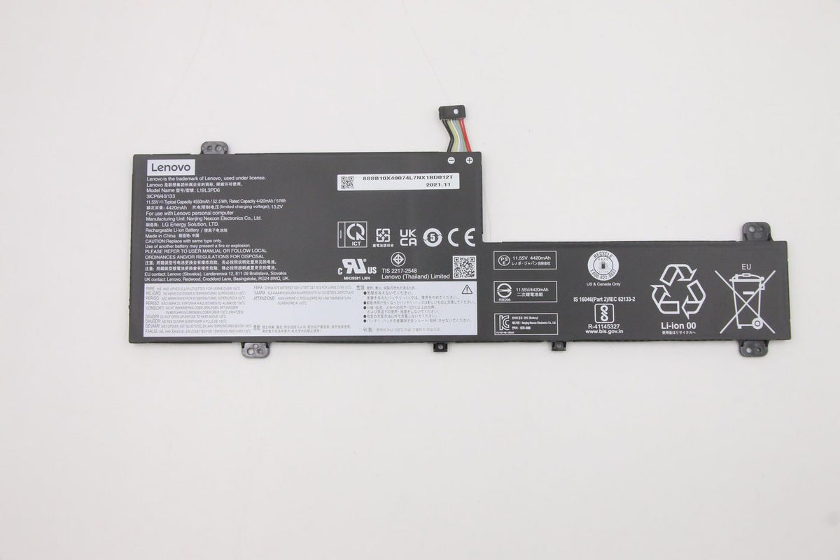 Lenovo Genuine Lenovo 52.5Wh Li-ion battery for IdeaPad Flex 5 5B10X49077, Battery, Lenovo