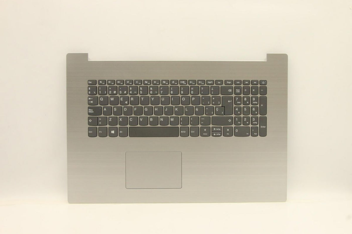 Lenovo UpperCaseASM W/KB NFP L81DK PLATINUM GREY SPANISH KB W/TOUCH PAD+TP FFC+KB BRACKET W/MYLAR+SPEAKER+HDD FFC