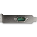 StarTech.com 1-port PCI Express RS232 Serial Adapter Card - PCIe RS232 Serial Host Controller Card - PCIe to Serial DB9 - 16950 UART - Low Profile Expansion Card - Windows & Linux - TAA
