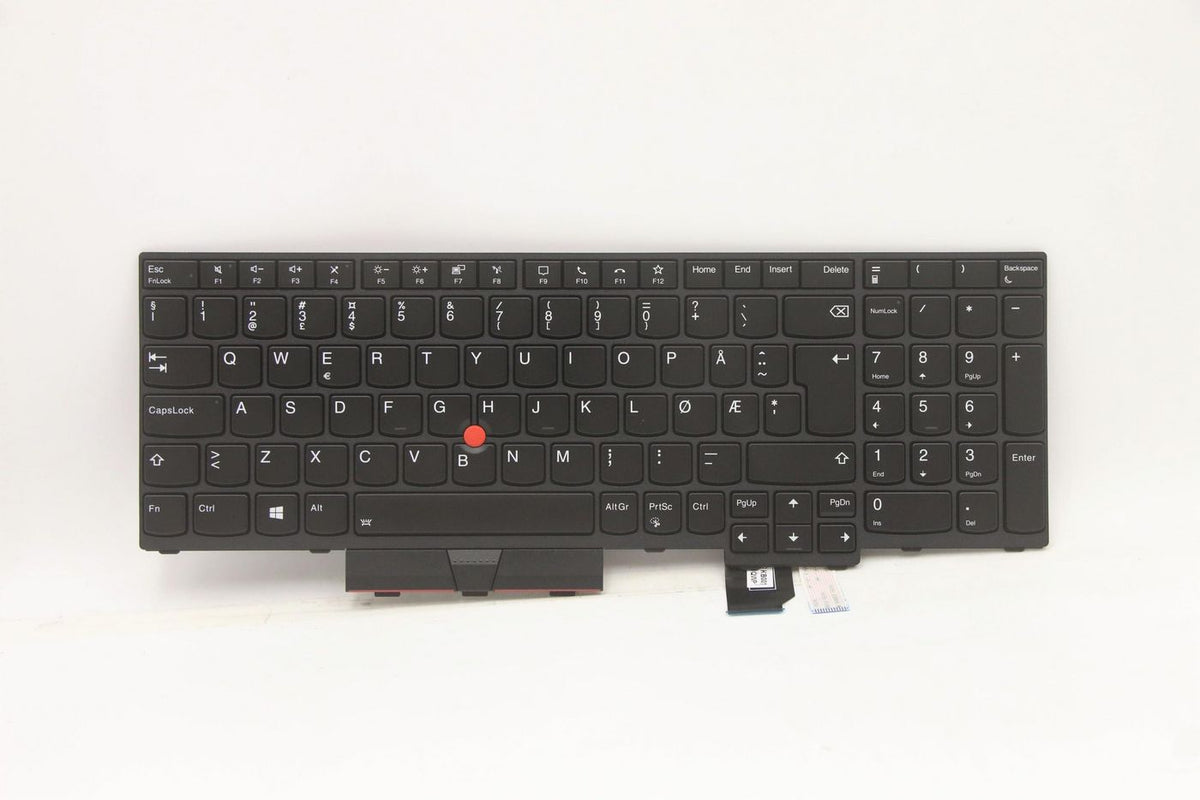 Lenovo Blackbird INTEL FRU MECH_ASM KBD with KB Mylar Keyboard Num BL (Chicony) Norwegian 5M10Z54353, Keyboard, Nordic, Lenovo, ThinkPad P17