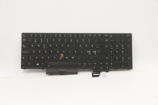 Lenovo FRU CS20 P Keyboard Num BL (Transimage) Nordic 5N20Z74856, Keyboard, Nordic, Lenovo, ThinkPad P15 Gen 1 (20ST, 20SU)