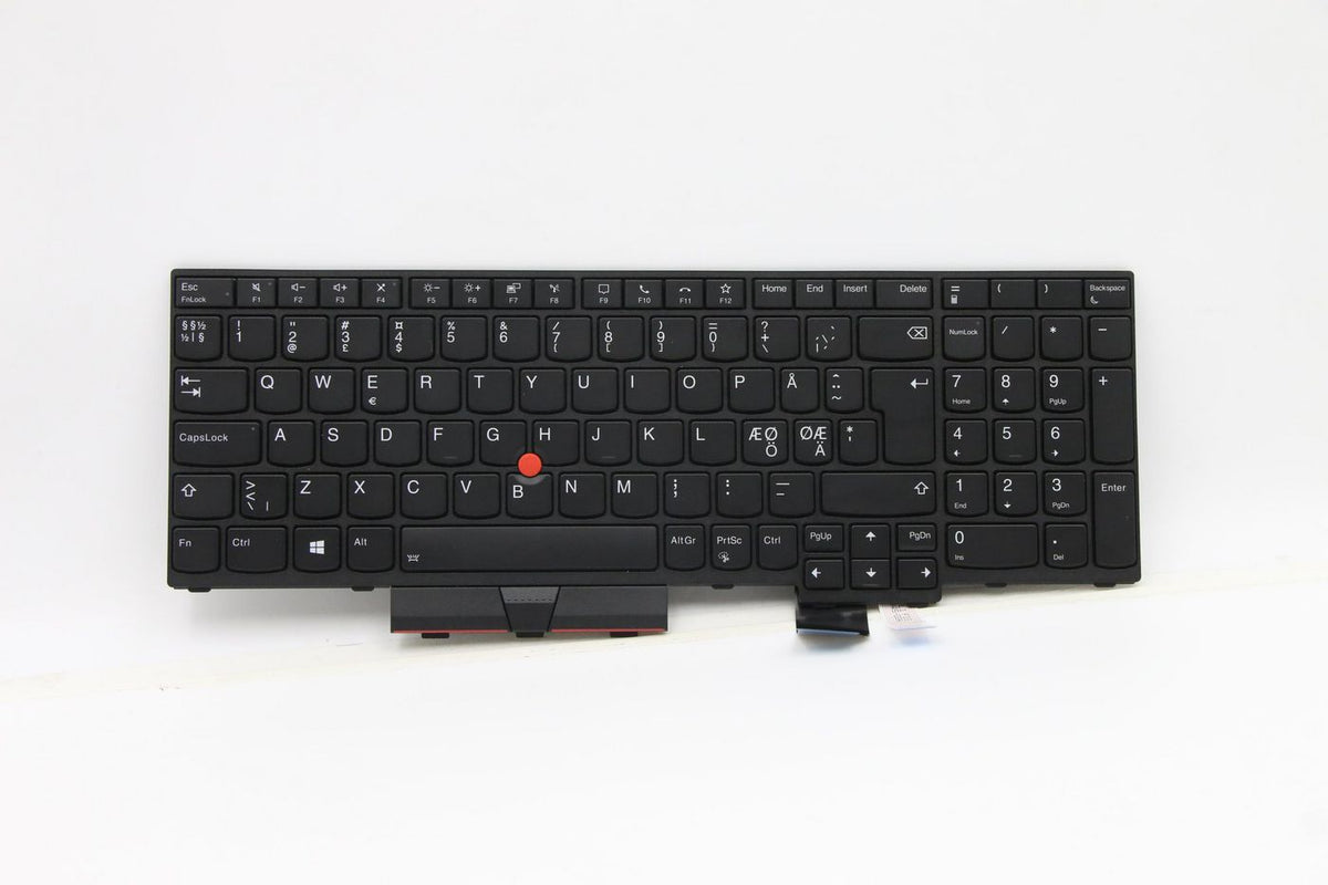 Lenovo FRU CS20 P Keyboard Num BL (Liteon) Nordic 5N20Z74893, Keyboard, Nordic, Lenovo, ThinkPad P15 Gen 1 (20ST, 20SU)