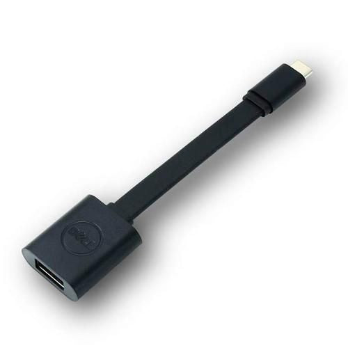 Dell Adapter USB-C to USB-A 3.0 470-ABNE, 0.132 m, USB C, USB A, 3.2 Gen 1 (3.1 Gen 1), Male/Female, Black 470-ABNE, 0.132 m, USB C, USB A,