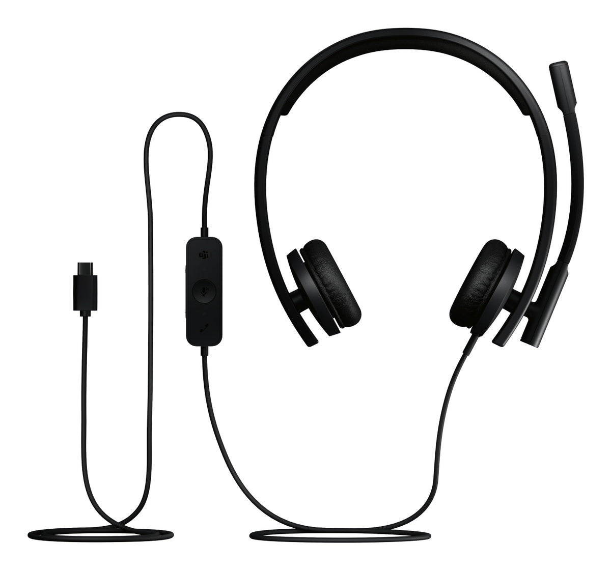 Logitech H570E Headset Wired Head-band Office/Call center USB Type-C Black