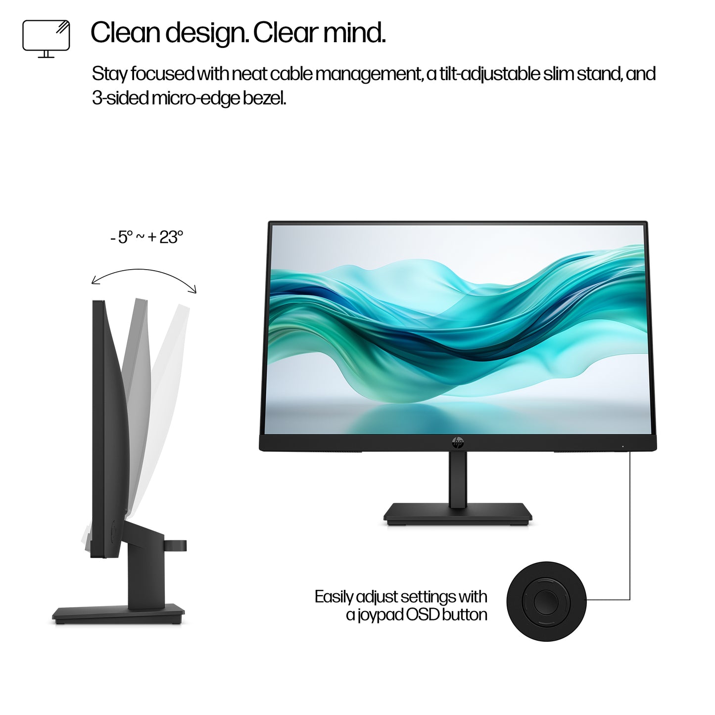 HP Series 3 Pro 21.5 inch FHD Monitor - 322pf