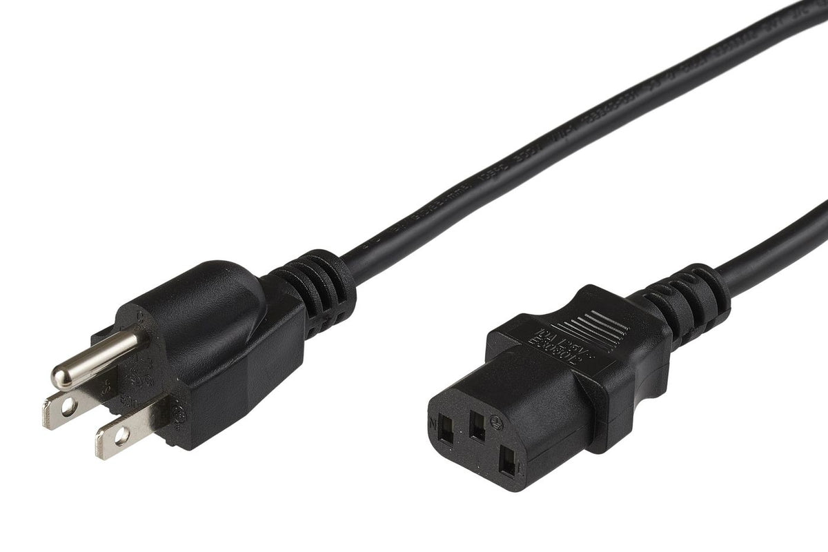 Microconnect PE110405 power cable Black 0.5 m Power plug type B C13 coupler