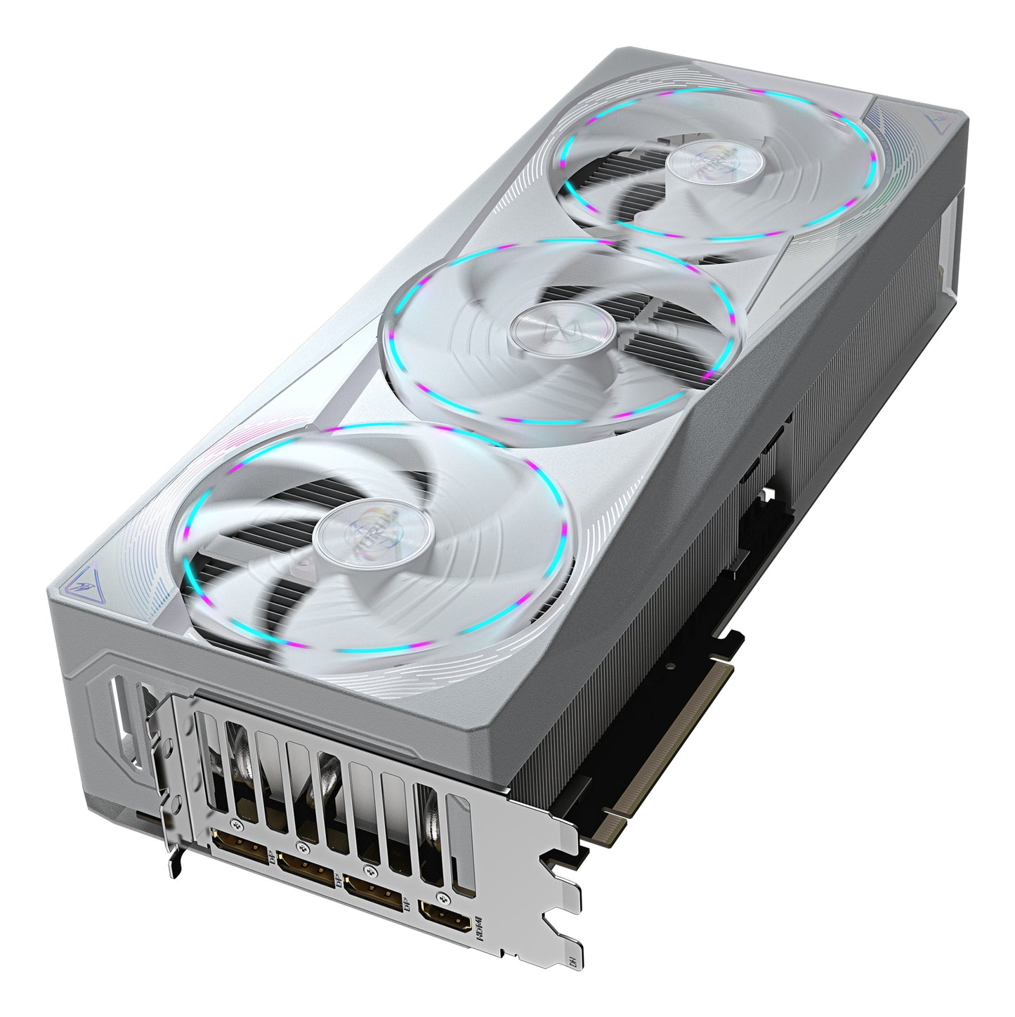 GIGABYTE AORUS GeForce RTX 5080 MASTER ICE 16G Graphics Card - 16GB GDDR7, 256bit, PCI-E 5.0, 2805MHz Core Clock, 3 x DP 2.1a, 1 x HDMI 2.1b, NVIDIA DLSS 4, GV-N5080AORUSM ICE-16GD