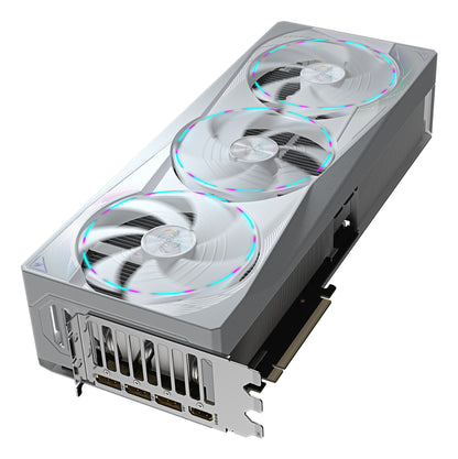 GIGABYTE AORUS GeForce RTX 5080 MASTER ICE 16G Graphics Card - 16GB GDDR7, 256bit, PCI-E 5.0, 2805MHz Core Clock, 3 x DP 2.1a, 1 x HDMI 2.1b, NVIDIA DLSS 4, GV-N5080AORUSM ICE-16GD