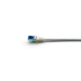 Equip Cat.6A S/FTP Patch Cable, Angled to Straight plug, 5.0m, White