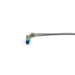 Equip Cat.6A S/FTP Patch Cable, Angled to Straight plug, 5.0m, White