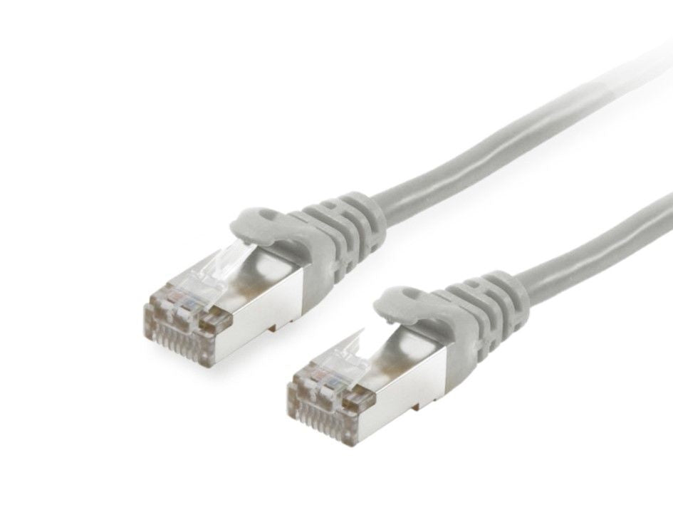 Equip Cat.6A S/FTP Patch Cable, Grey, 25m