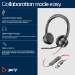 HP Poly Poly Blackwire 8225 Microsoft Teams Certified USB-C Headset