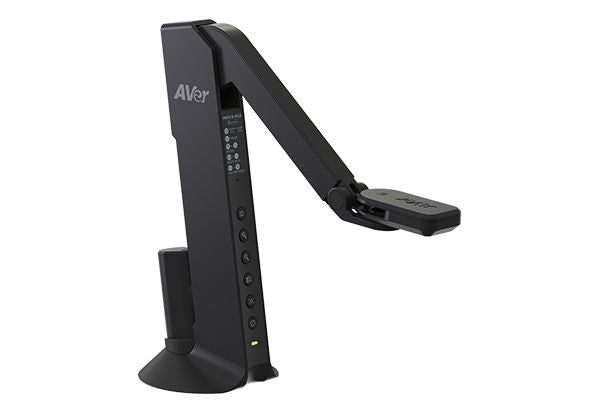 AVer 13MP USB/Wireless Visualizer, 4K30, 29X zoom, built-in mic, Including battery and wifi dongle (mechanical arm)