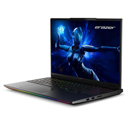 ERAZER Beast 16 X1 MD Ultimate (MD 62732) Intel Core Ultra 9 275HX Laptop 40.6 cm (16") Quad HD+ 64 GB DDR5-SDRAM 2 TB SSD NVIDIA GeForce RTX 5090 Wi-Fi 6E (802.11ax) Windows 11 Home Black