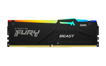 Kingston Technology FURY Beast 32GB 5200MT/s DDR5 CL40 DIMM (Kit of 2) RGB