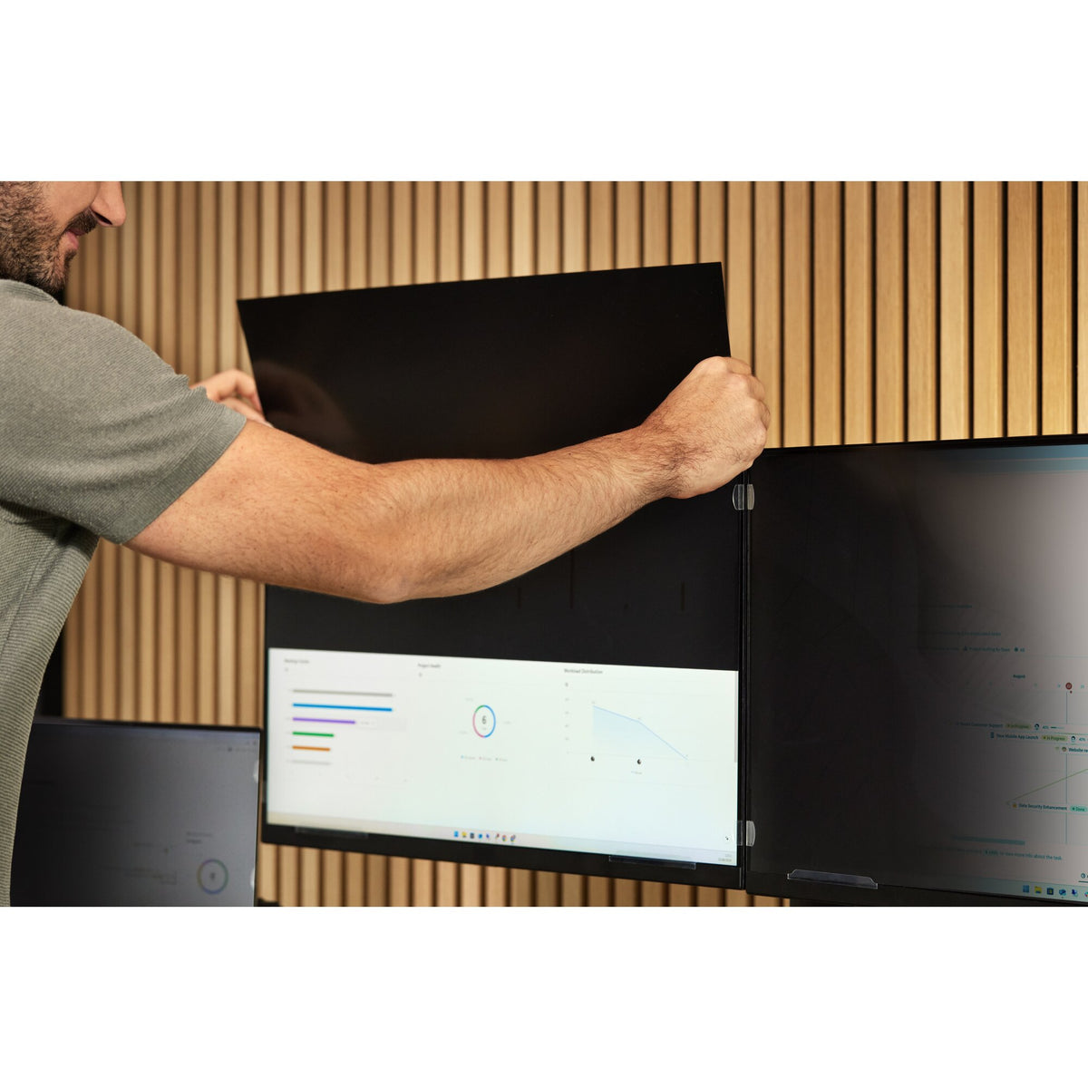 Kensington 2-way Removable Privacy Screen Filter for 22" Monitors 16:9