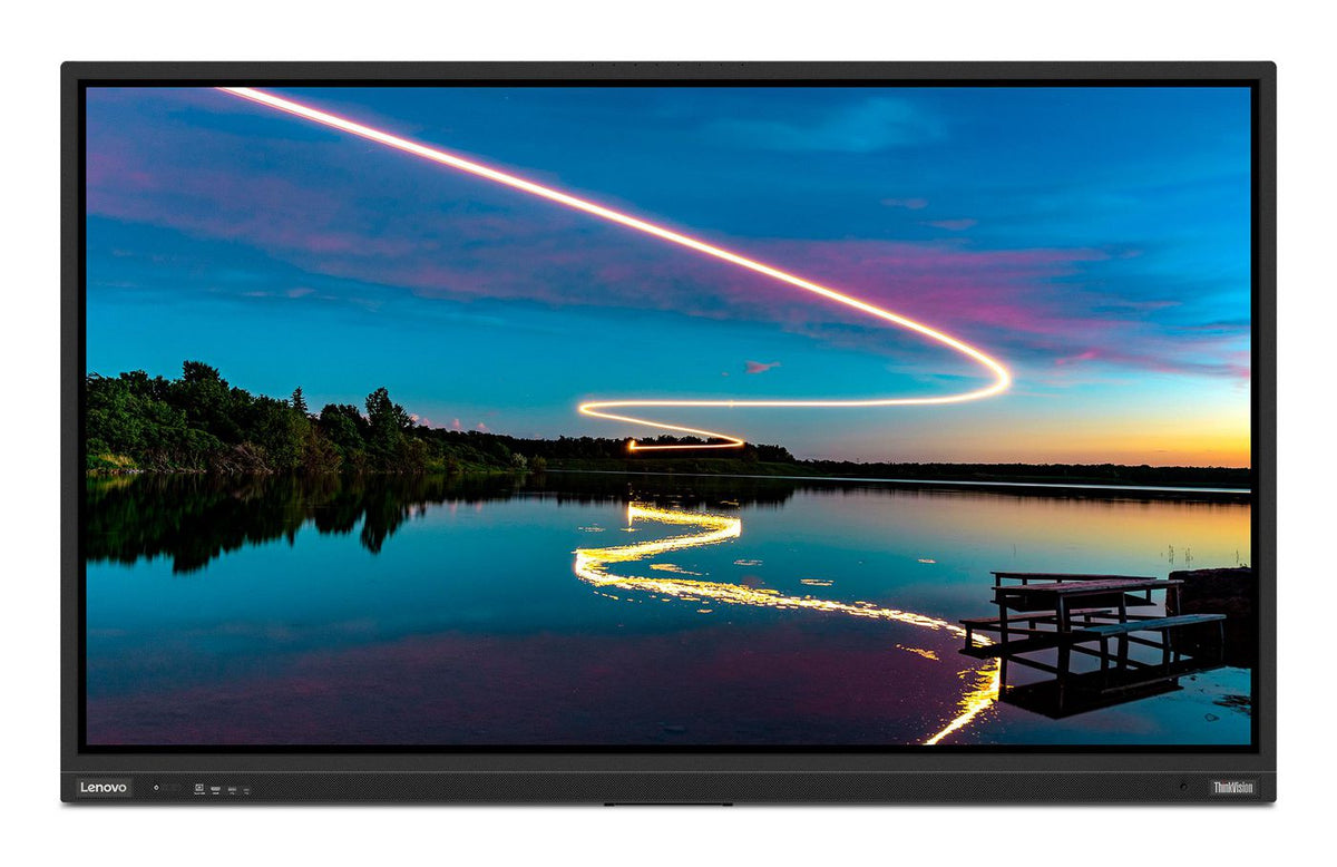 Lenovo Thinkvision T86 Led Display 2.18 M (86") 3840 X 2160 Pixels 4K Ultra Hd Touchscreen Black