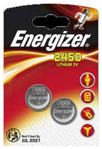 Energizer LITHIUM CR2450 2PK CR2450, Single-use battery, CR2450, Lithium, 3 V, 2 pc(s), 620 mAh