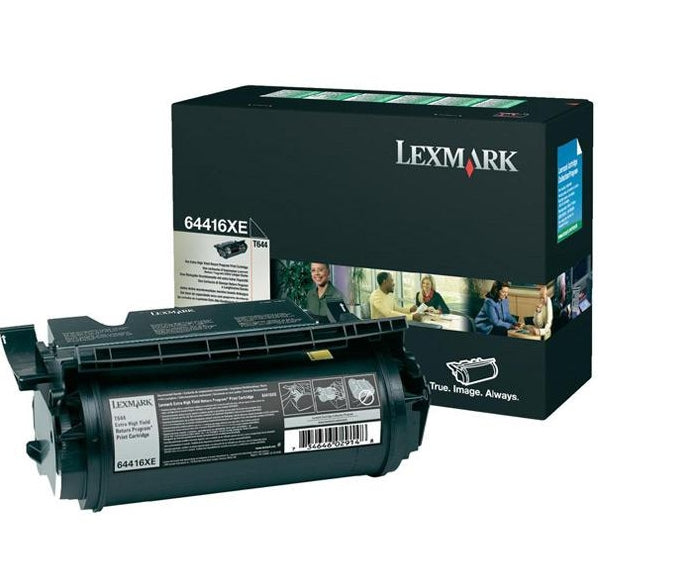 Lexmark 64416XE Toner cartridge black extra High-Capacity return program, 32K pages ISO/IEC 19752 for Lexmark T 644