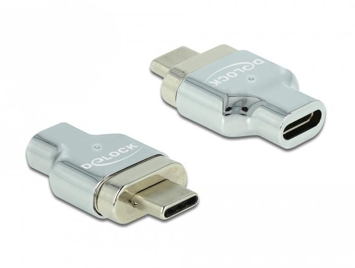 Delock ThunderboltT 3 / USB Type-CT (DP Alt Mode) 8K 30 Hz Magnetic Adapter male to female