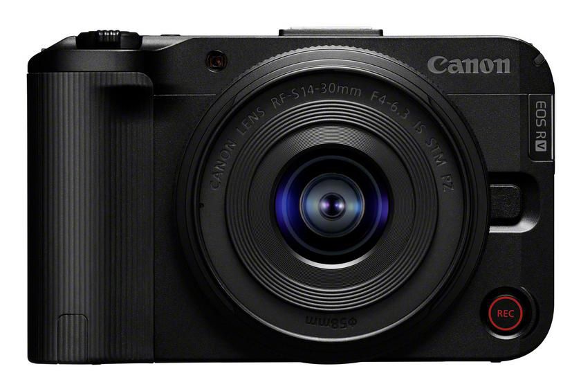 Canon Eos R50V + Rf-S 14-30Mm F/4-6.3 Is Stm Pz Kit Milc 24.2 Mp Cmos 6000 X 4000 Pixels Black