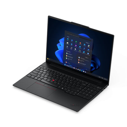 Lenovo ThinkPad E16 Gen 3 (Intel) Copilot+ PC Intel Core Ultra 7 256V Laptop 40.6 cm (16") WUXGA 16 GB LPDDR5x-SDRAM 512 GB SSD Wi-Fi 6E (802.11ax) Windows 11 Pro UK English Black