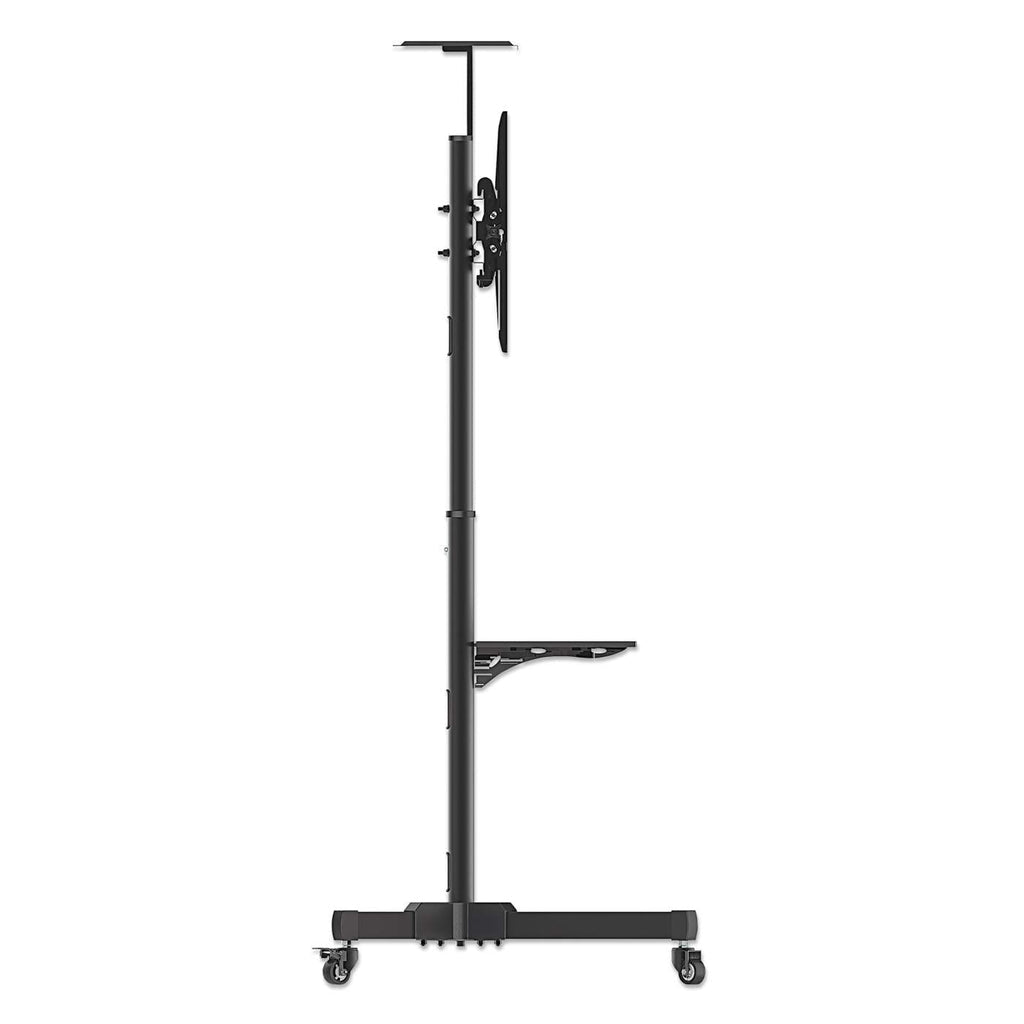 Manhattan Trolley Mount Stand for TV & Monitors, For screens 37" to 65", VESA compatibility: all between 200x200 to 600x400mm - check the dimensions of the four mounting holes on back of screen to ensure it fits, Max 40kg, Black, LFD, Bracket, Lifetime Wa