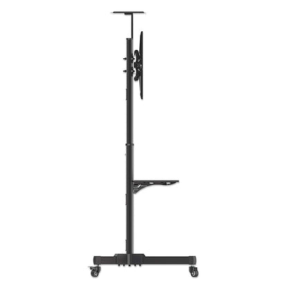 Manhattan Trolley Mount Stand for TV & Monitors, For screens 37" to 65", VESA compatibility: all between 200x200 to 600x400mm - check the dimensions of the four mounting holes on back of screen to ensure it fits, Max 40kg, Black, LFD, Bracket, Lifetime Wa