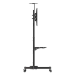 Manhattan Trolley Mount Stand for TV & Monitors, For screens 37" to 65", VESA compatibility: all between 200x200 to 600x400mm - check the dimensions of the four mounting holes on back of screen to ensure it fits, Max 40kg, Black, LFD, Bracket, Lifetime Wa