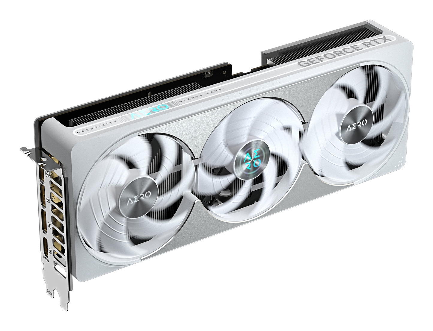 GIGABYTE GeForce RTX 5080 AERO OC SFF 16G Graphics Card - 16GB GDDR7, 256bit, PCI-E 5.0, 2730MHz Core Clock, 3 x DisplayPort, 1 x HDMI, GV-N5080AERO OC-16GD