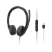 Lenovo 4XD1P83425 headphones/headset Wired Head-band Calls/Music USB Type-A Black