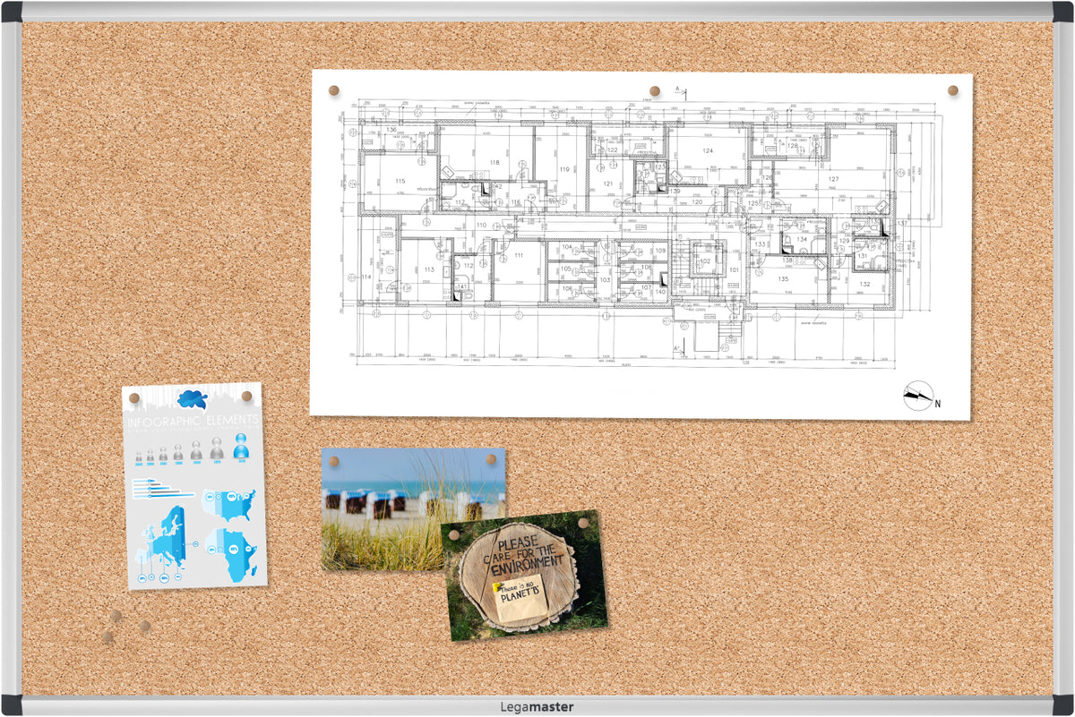 Legamaster UNITE corkboard 60x90cm