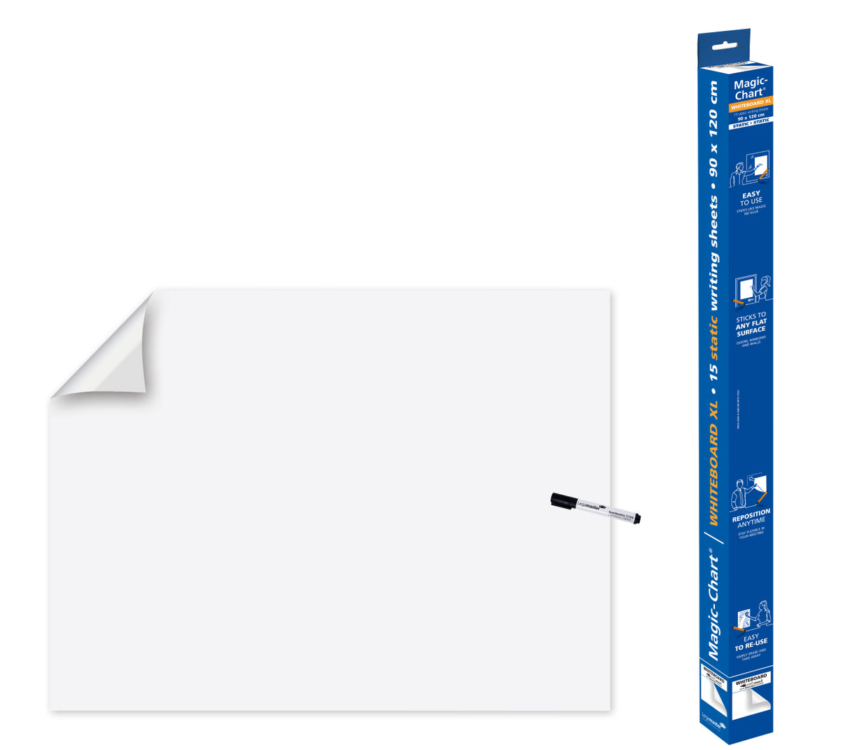 Legamaster Magic-Chart whiteboard foil 90x120cm