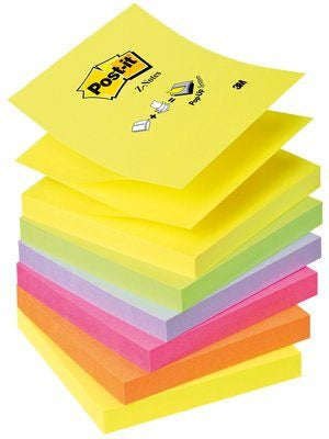 3M R330NRB note paper Square Multicolour 100 sheets Self-adhesive