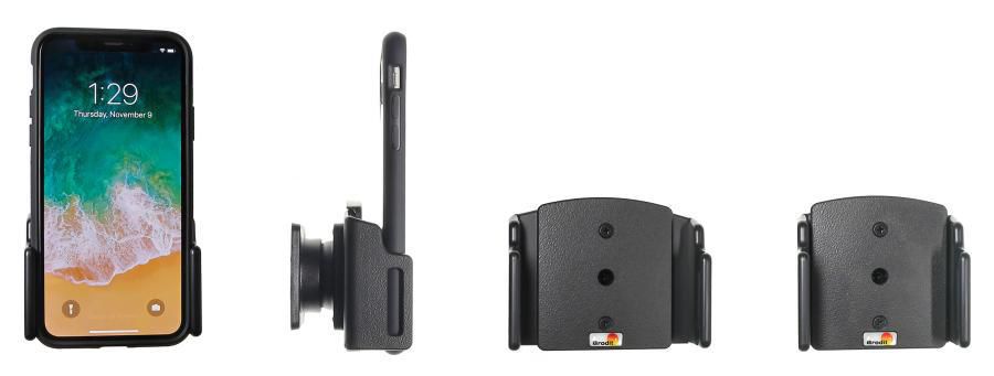 Brodit 711013 holder Mobile phone/smartphone Black Passive holder 711013, Mobile phone/Smartphone, Passive holder, Car, Black