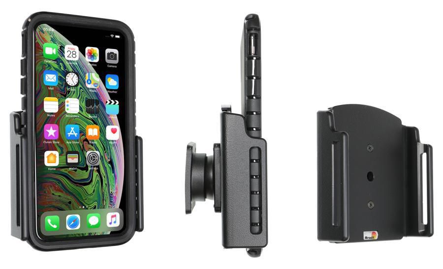 Brodit Passive holder with tilt swivel Adjustable holder. Fits devices with skin that has the following dim 711083, Mobile