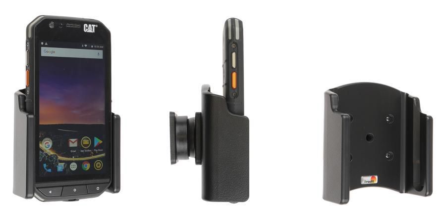 Brodit Passive holder with tilt swivel 711129, Mobile phone/Smartphone, Passive holder, Indoor, Black