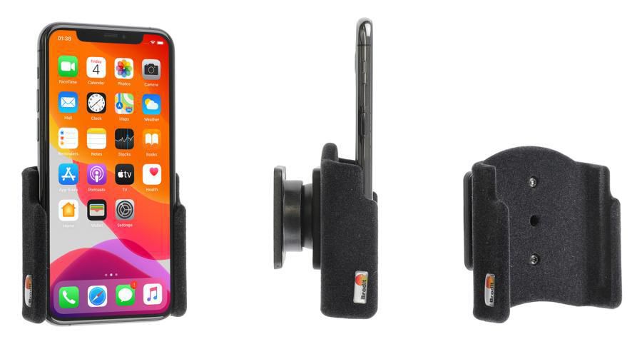 Brodit Passive holder with tilt swivel Padded. 711161, Mobile phone/Smartphone, Passive holder, Car, Black