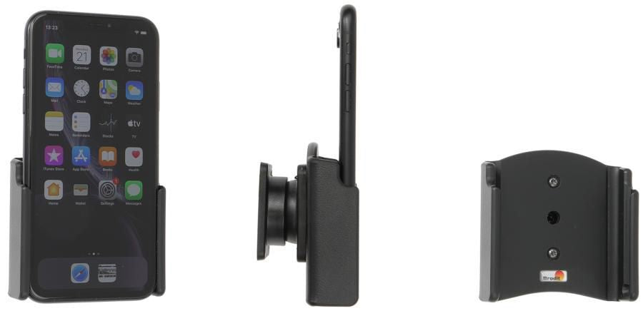 Brodit Passive holder with tilt swivel 711265, Mobile phone/Smartphone, Passive holder, Car, Black