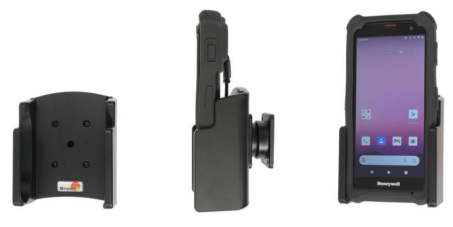 Brodit Passive holder with tilt swivel for devices with original Boot/skin (EDA52-RB-0): Honeywell EDA52